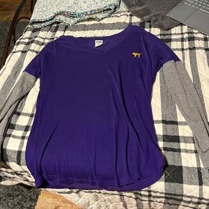 PINK LSU long sleeve shirt